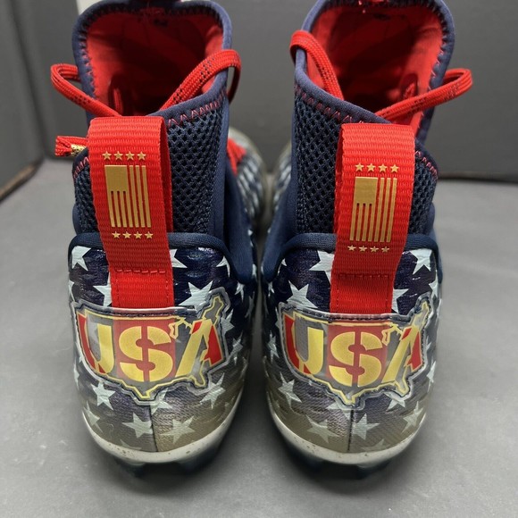 Under Armour Spotlight Lux MC LE USA Football Cleats 3025366-100 Men main image 9